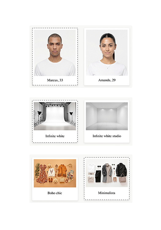 Elige modelo y estilo