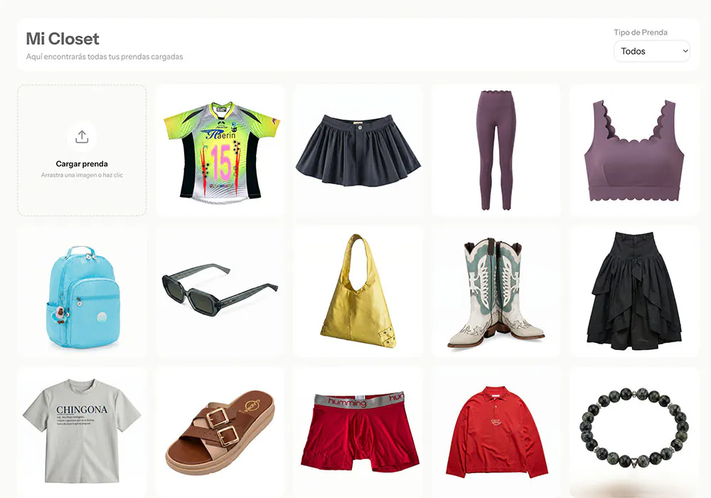 Here you see your closet